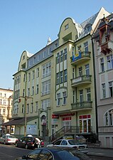 Facade onto Słowacki Street
