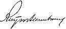 Firma di Charles Ruijs de Beerenbrouck