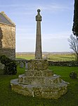 Churchyard cross in St Bridget's churchyard, Chelvey