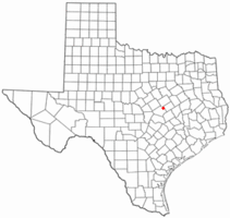 Location of Troy, Texas