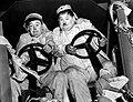 Stan Laurel and Oliver Hardy in "The Flying Deuces" (1939)