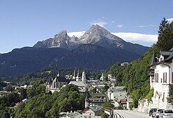 Berchtesgaden and the Watzmann in August 2010