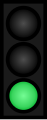 Green traffic lights