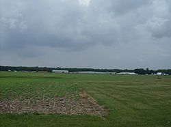 University of Findlay equestrian complex, on U.S. Route 68