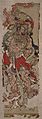 Vajrapani silk painting at Mogao Caves's Hidden Library. Tang Dynasty.