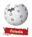 Turkish Wikipedia logo used during the #WeMissTurkey campaign to lift block of the website in Turkey (2018)