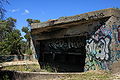 The battery's southernmost gun emplacement.