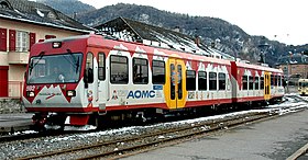 Image illustrative de l’article Chemin de fer Aigle-Ollon-Monthey-Champéry