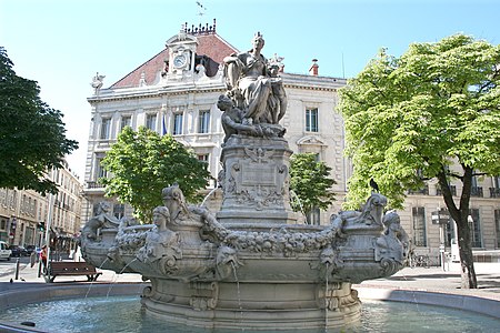 Fontaine Estrangin (1890), Marseille, place Estrangin-Pastré.