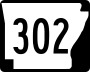 Highway 302 marker