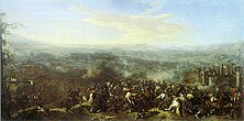 Oil painting of the Battle of Nordlingen