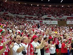 Poland fans at FIVB World League 2013