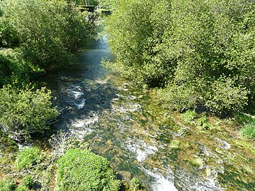 Le Céou au pont de la RD 60.