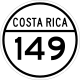 National Secondary Route 149 shield}}