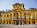 Façade côté jardins.