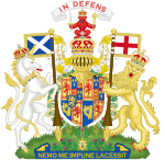 1689년 ~ 1694년 메리 2세, 윌리엄 3세 시대의 잉글랜드 왕국의 왕실 문장 (스코틀랜드 전용 문장)