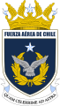 An astral crown in the coat of arms of the Chilean Air Force