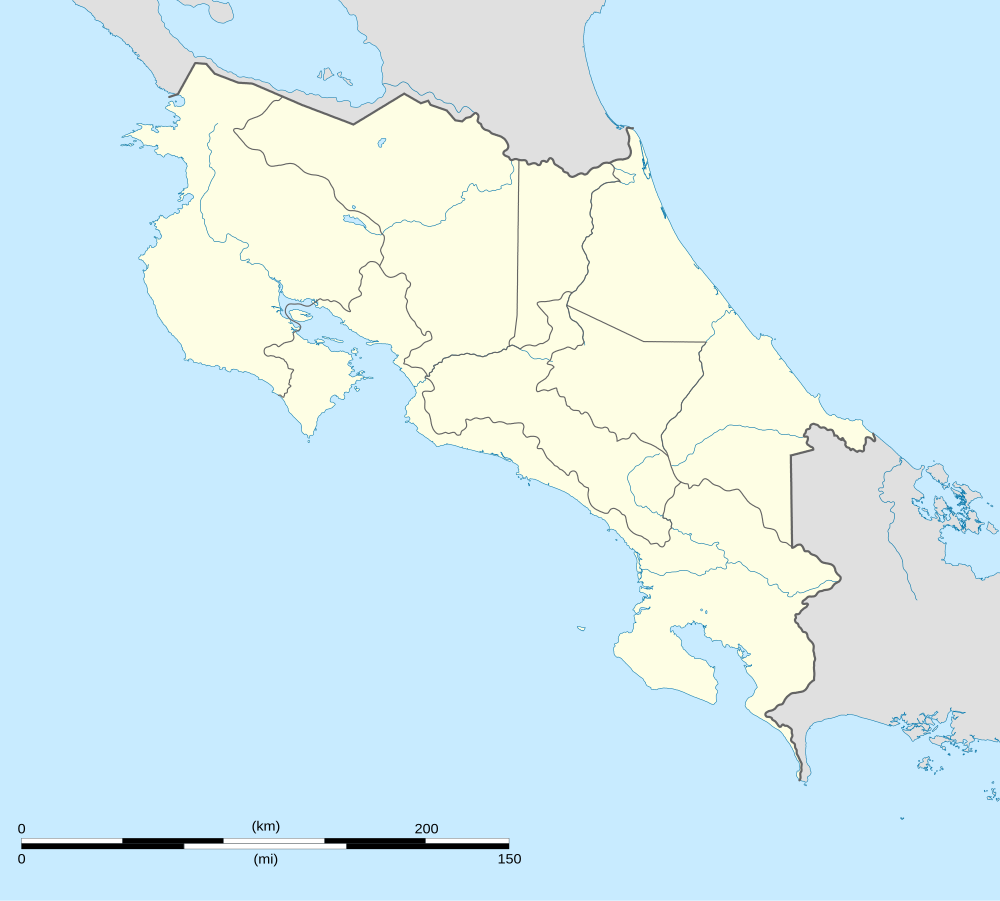 2019–20 Liga FPD is located in Costa Rica