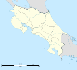 Pilas district location in Costa Rica