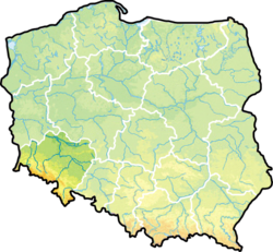 Location within Poland