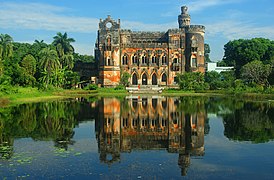 Le Gaine ou Gayen Castle à Dhanyakuria dans le district de North 24 Parganas. Le Bengale abonde en palais et maisons de maître en décrépitude ou abandonnés.