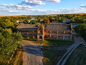 Склад, амбар для зберігання зерна, 1892. Комплекс споруд кінного заводу