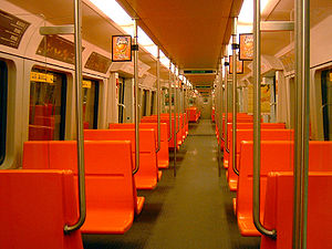 Interior of a M200 carriage