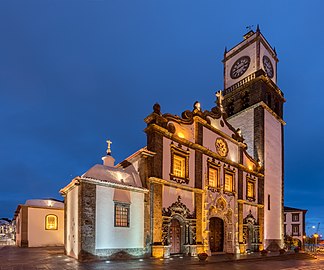 La Igreja de São Sebastião (Ponta Delgada) (pt). Juillet 2020.