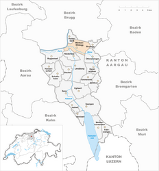 Möriken-Wildegg – Mappa