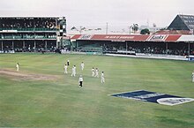 Photographie d'un match Indes occidentales - Australie en 2003.