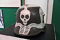 Helmet of a Finnish Light detachment 4 (World War II) in skeletal paint scheme