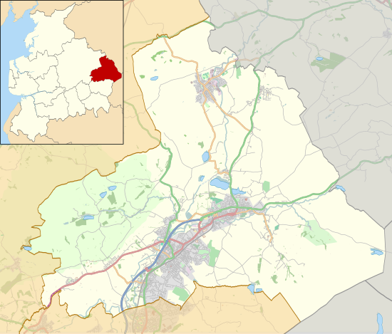 Map of the Borough of Pendle