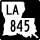 Louisiana Highway 845 marker