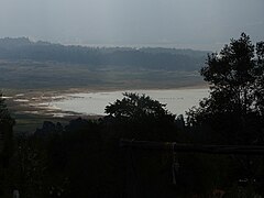Lowstand of Tominé Reservoir February 2017
