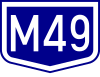 M49 expressway shield