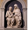 La Madone et l'Enfant Jésus avec sainte Anne.