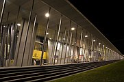 The Melbourne Exhibition Centre as viewed from the side