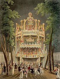 Vauxhall Gardens, 1808–1811