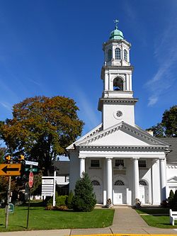 Emmaus Moravian Church on Main Street, October 2012