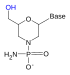 Estructura química del Morfolino