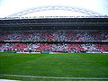 Main grandstand with arch