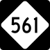 North Carolina Highway 561 marker