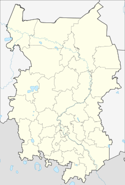 Ryzhkovo is located in Omsk Oblast
