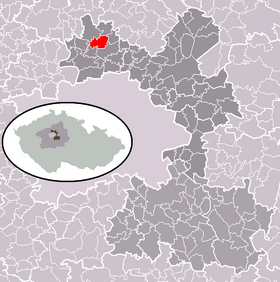 Localisation de Panenské Břežany