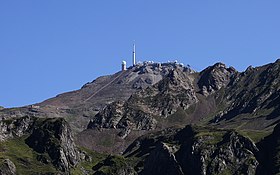 Vue du versant sud.