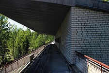 The former football stadium of Pripyat