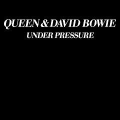 Cover for Queen and David Bowie's single "Under Pressure", 1981