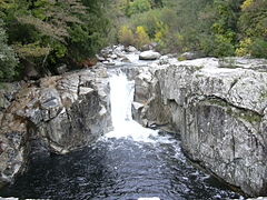 Cascade sur le Rizzanese à Zoza.