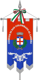 Drapeau de San Colombano al Lambro