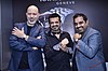 Shankar Mahadevan, Ehsaan Noorani and Loy Mendonsa at a Raymond Weil store launch in Mumbai